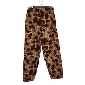 Vintage CABELAS Size Mens L USA GoreTex Frogskin Camo Duck Hunting Pants
